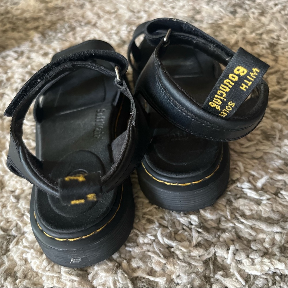 Doc Martens Airwair Klaire Y Black Adjustable Sandals Womens Size US 6 - Picture 3 of 6